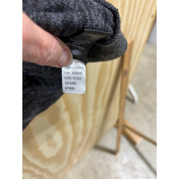 Torrid Super Soft Plush V-Neck 3/4 Sleeve Top Gray Sz 0 (12)Lightweight Stretch - Picture 9 of 10